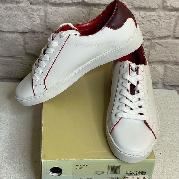 Michael Kors Harper Lace-up Leather Shoes Sz 10M - Picture 1 of 10